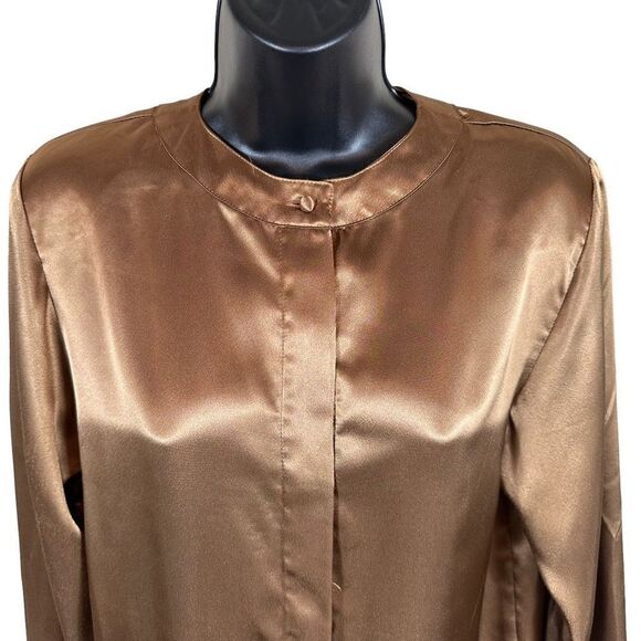 Vintage Justine Todd Long Sleeve Button Down Blouse Size 8 - Picture 3 of 10